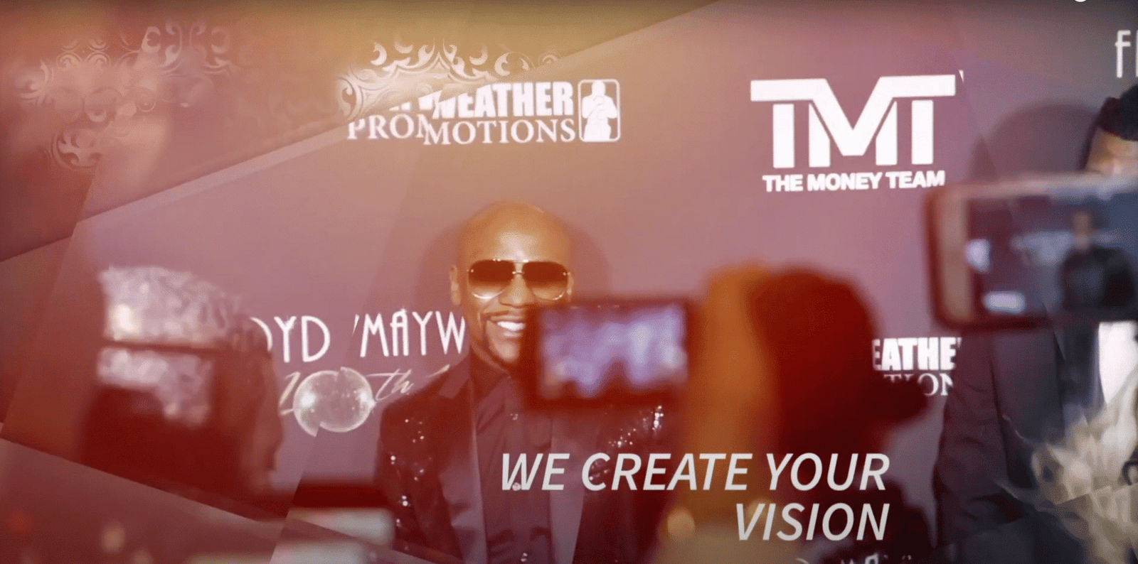 Floyd Mayweather formal gala celebrity event